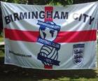 Birmingham City FC, Birmingham, İngiltere merkezli bir profesyonel kulübü futbol bayrağı. 1875 yılında kurulan